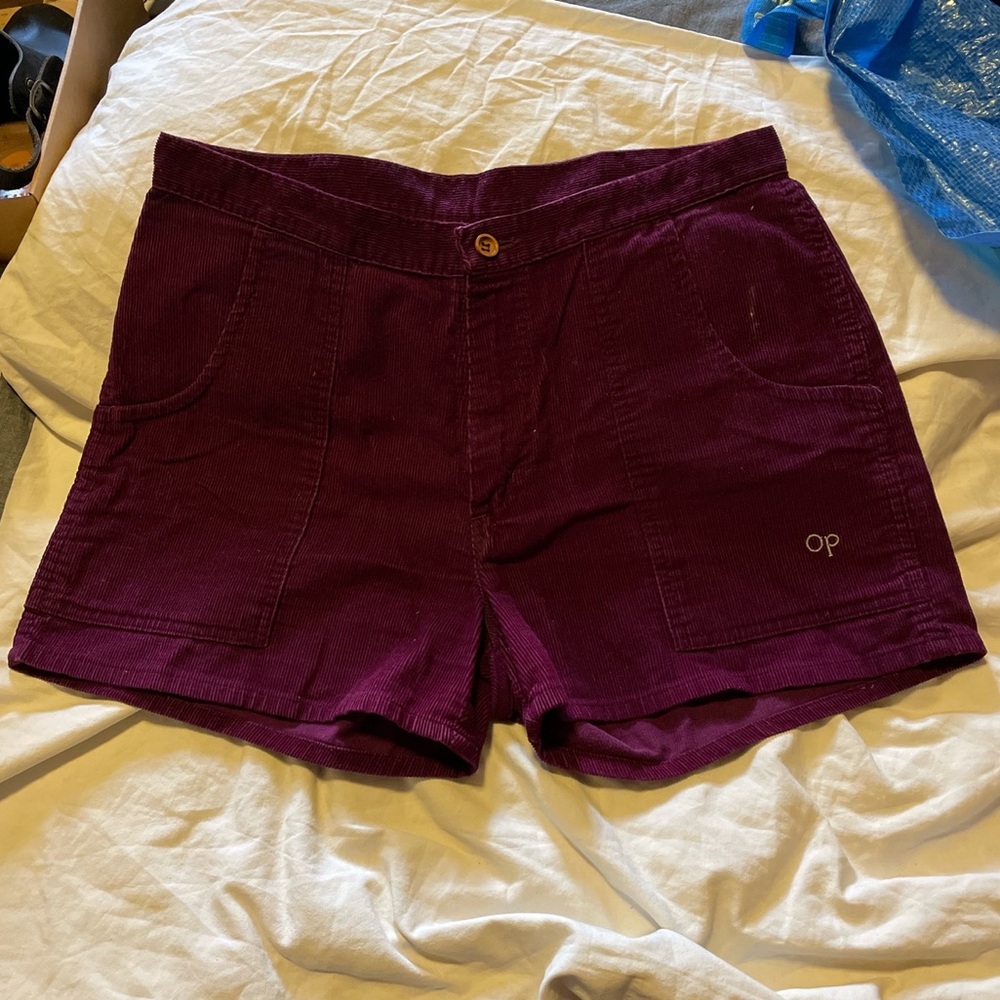 True Vintage OP corduroy longriders shorts